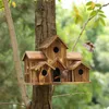 Großes Vogelhaus, Nistkasten, hängender Futterspender, Produktbild-Vorschau 4