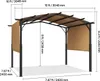 Diagram showing the dimensions of a VEVOR pavilion. Náhled obrázku produktu
