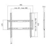 TV con supporto a parete 32-55" Fisso. Extra sottile. 19,5 Anteprima dell’immagine prodotto 4