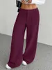 ASKSA Damen Cordhose High Waist Weites Bein Hosen Produktbild-Vorschau 4