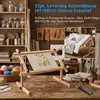 Stickrahmen 60x100 cm, verstellbar, Holz, DIY Kreuzstich-Set Podgląd zdjęcia produktu