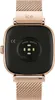 The back of a rose gold smart watch with a mesh band. Produktbild-Vorschau
