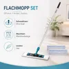 OKAEI Mikrofaser Bodenwischer Set 41 cm Flachwischer 118 cm Produktbild-Vorschau 2