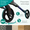 ELONEO rollator pieghevole e leggero con sedile, rollator Anteprima dell’immagine prodotto 5