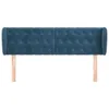 vidaXL Testiera con orecchie blu scuro 163x23x78/88 cm in Anteprima dell’immagine prodotto 3