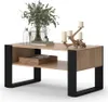 Table basse Vicco Olli Chêne de force doré 92x52.4cm avec Voir les images du produit 7