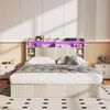 INONEFT Boxspringbetten Polsterbett 140x200 mit LED und Produktbild-Vorschau 10