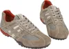 A pair of beige Geox sneakers shown from a slightly elevated side angle against a white background. Produktbild-Vorschau