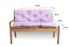 Coussin de banc, dimensions 110x50x50cm| Couleur violet Voir les images du produit 4