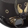 Steampunk-Hut, schwarzer Zylinder, Kopfumfang 56–58 cm, für Produktbild-Vorschau 3
