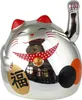 Glückskatze - Maneki-neko - rundliche Winkekatze 8 cm - Produktbild-Vorschau 1