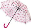 Clayre & Eef Erwachsenen-Regenschirm Ø 90 cm Transparant Produktbild-Vorschau 3