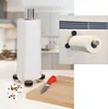 com-four® 2x Küchenrollenhalter stehend mit Saugnapf Produktbild-Vorschau 2