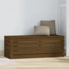 vidaXL Kufer miodowy brąz 89x36,5x33 cm lite drewno sosnowe Podgląd zdjęcia produktu 3