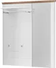 Garderobenpaneel - 125 x 134 cm - Nox Eiche Nachbildung - Produktbild-Vorschau 1