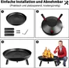 JOIEYOU Bol de feu Ø80cm rond Bol de feu Corbeille de feu Voir les images du produit 3