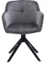 Armlehnenstuhl HARPER SARINA BHT 59x82x62 cm grau Produktbild-Vorschau 5