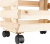 HI - Bedna na ovoce s kolečky Dřevěná stohovací bedna Bedna Náhled obrázku produktu 5