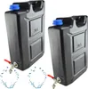 Wasserkanister 20l aus Kunststoff Schwarz Set 2 Stück, Produktbild-Vorschau 1