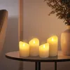 Bougie de l'Avent LED crème Lot de 4 avec minuterie et Voir les images du produit 1