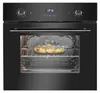 A black built-in oven with food cooking inside. Produktbild-Vorschau