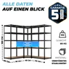ALL Premium Schwerlastregal Eckregal 180x90x60 cm + 2X Produktbild-Vorschau 7