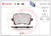 Set di pastiglie freno, freno a disco BREMBO P 85 108 Anteprima dell’immagine prodotto 3