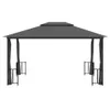 The Living Store Pavillon mit Seitenwänden & Doppeldach 3x4 Produktbild-Vorschau 3