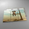 Bild auf Leinwand - Leinwandbild - 3 Teile - Elefant Produktbild-Vorschau 2