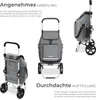 tectake Einkaufstrolley 3-in-1 klappbar mit Kühltasche 56L Produktbild-Vorschau 3