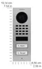 DoorBird D1102V IP Vid. Türst. V2A Edels. 2 Ruftasten Produktbild-Vorschau 4