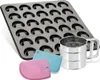 Zenker Vanillekipferl-Set, 30er-Kipferl-Backblech mit Produktbild-Vorschau 1