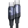 AdroitGoods Kábel USB C na USB C 100W - USB 3.0 - Opletený Náhľad obrázku produktu 2