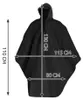 Trizand 22871 Poncho – Regenponcho mit Kapuze, schwarz Produktbild-Vorschau 2