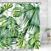 Duschvorhang Grün Blätter Pflanze 240x180cm Badevorhang Produktbild-Vorschau 8