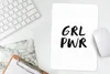 MuchoWow® Mauspad Mousepad Sprichwörter - Grl pwr - Mädchen Produktbild-Vorschau 5