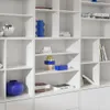 Libreria modulabile decorazione legno 9 elementi, Bianco Anteprima dell’immagine prodotto 7
