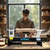 Tornio per legno Wiltec 550 W a velocità variabile 650-3800 Anteprima dell’immagine prodotto 2
