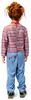 Costume da bambola  per bambini per Halloween blu-rosso da Anteprima dell’immagine prodotto 3