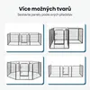 IvoQ Puppy ohrádka – ohrádka pro psy – 8 panelů – výška 80 Náhled obrázku produktu 5