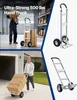 Handwagen, draagvermogen 226,9 kg, robuuste handwagen met Productafbeelding-voorbeeld 2