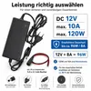 A36C 120W 12V 10A Netzteil DC Netzadapter 5,5 x 2,1 mm Produktbild-Vorschau 8