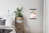 MuchoWow® Textilposter Sommer - Laub - Weiß - Orange 40x60 Produktbild-Vorschau 3