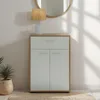 Kommode Sideboard Schrank TOMMY in Sonoma Eiche / weiß, Produktbild-Vorschau 1