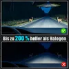 Ikodm H7 LED-Scheinwerferlampe 30W 12V 2500LM 6500K IP65 Produktbild-Vorschau 6