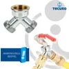 tecuro 2-Wege Verteiler, Gabelstück allseitig 3/4 Zoll - Produktbild-Vorschau 5