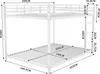Flieks Etagenbett 140×200cm mit Rausfallschutz, Kinderbett Produktbild-Vorschau 7