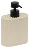 Seifenspender „terra“, oval, 375 ml, beige - 5 five simply Produktbild-Vorschau 3