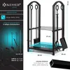 KESSER® Set da 5 pezzi: porta legna per camino, porta Anteprima dell’immagine prodotto 7