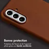 Accezz Vintage Leather Magsafe Backcover voor de Samsung Voir les images du produit 3